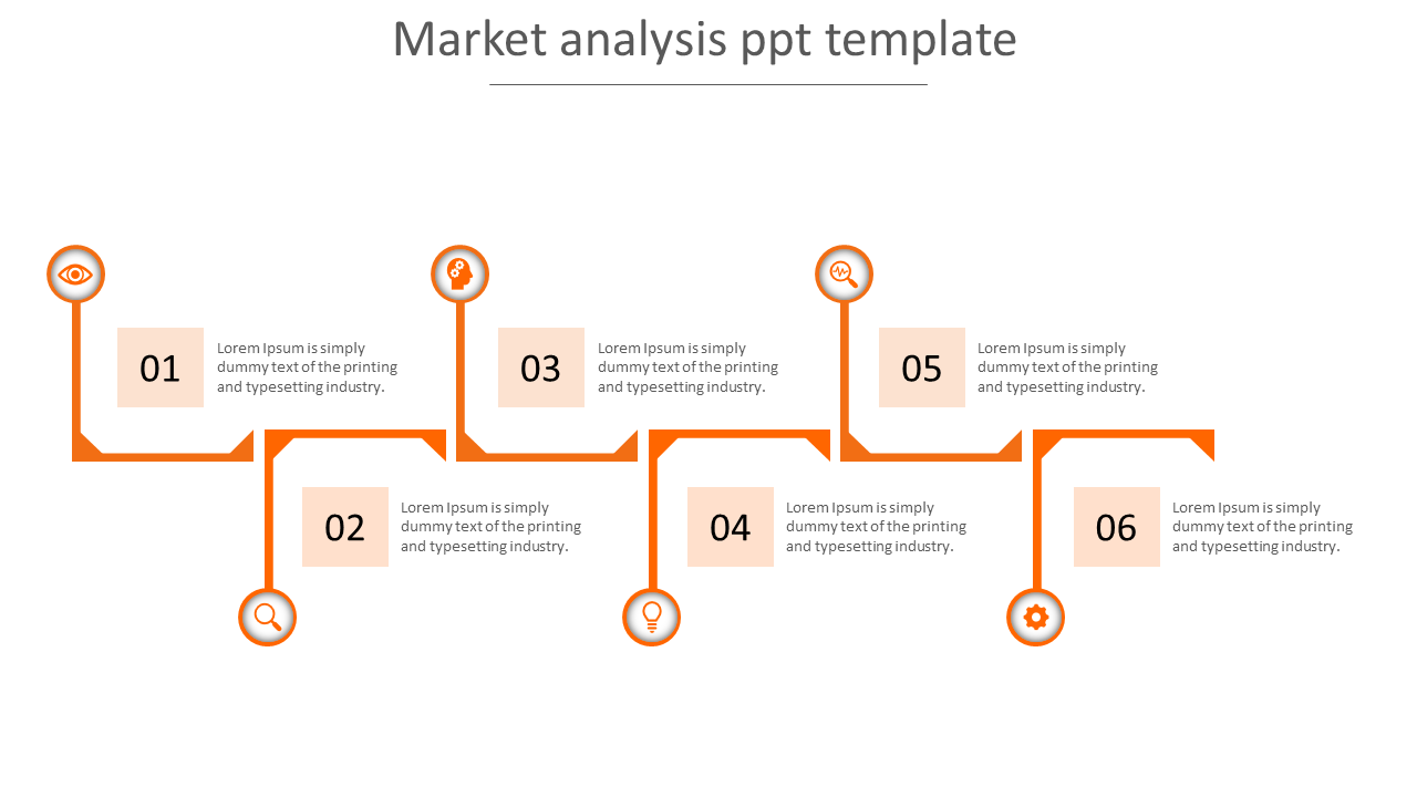 market analysis ppt template-6-orange